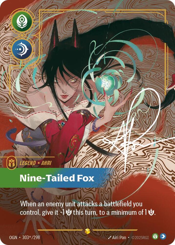 Ahri - Nine-Tailed Fox (Signature) [Origins] 303*/298