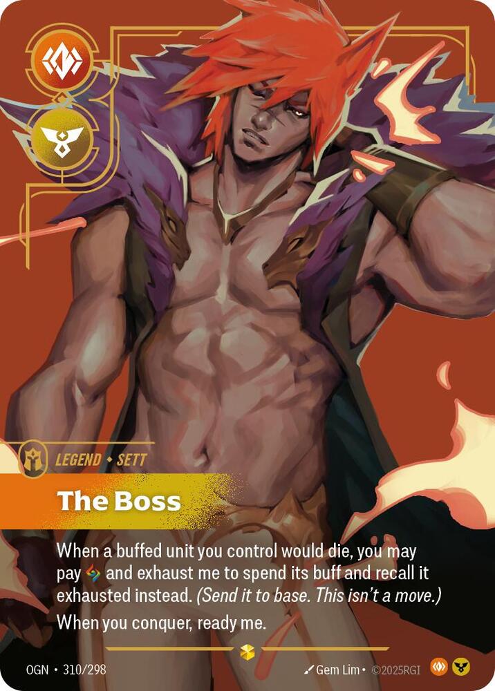Sett - The Boss (Overnumbered) [Origins] 310/298