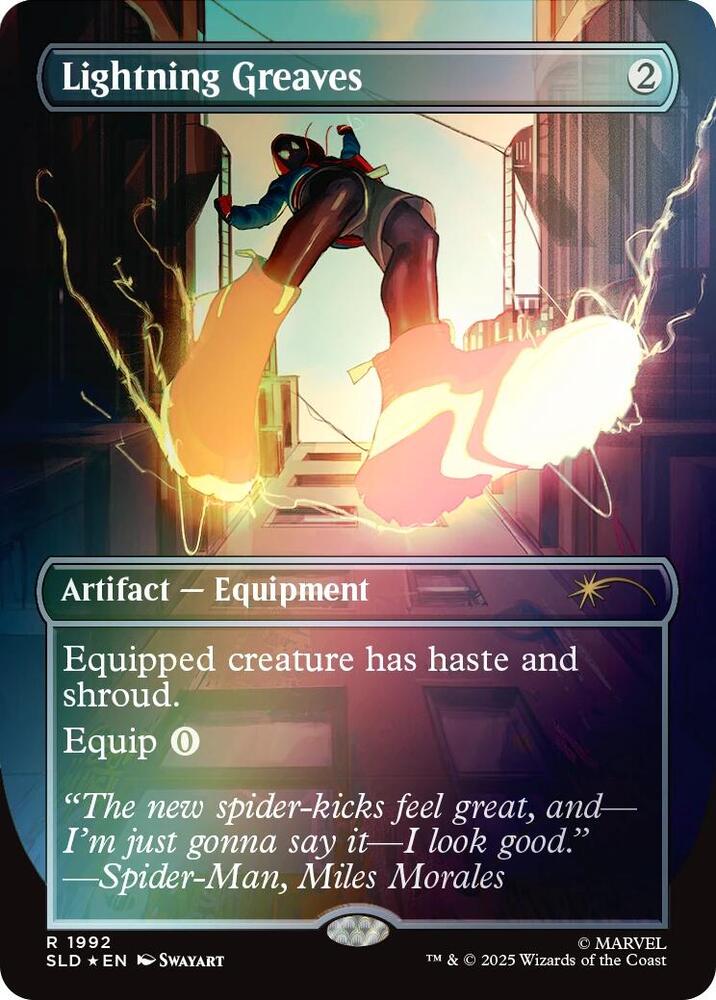Lightning Greaves (1992) (Rainbow Foil) [Secret Lair Drop Series] 1992