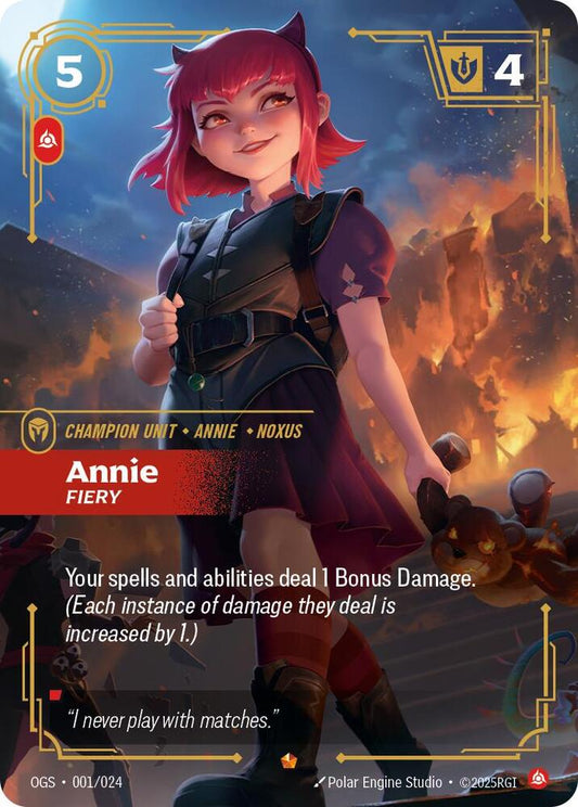 Annie, Fiery [Origins: Proving Grounds] 001/024