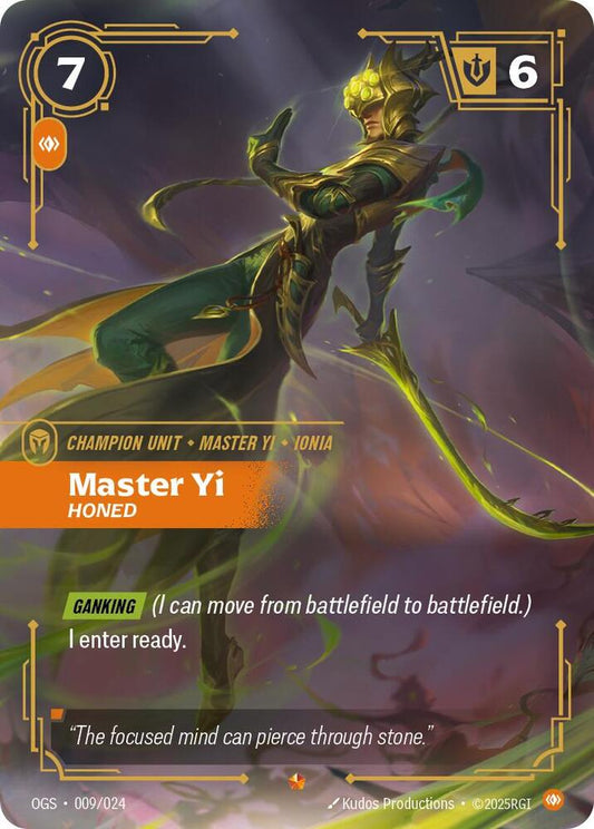 Master Yi - Honed [Origins: Proving Grounds] 009/024