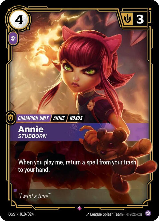 Annie, Stubborn [Origins: Proving Grounds] 010/024