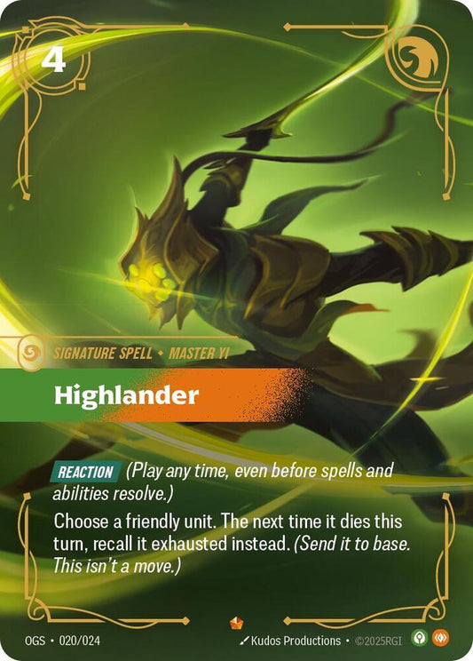 Highlander [Origins: Proving Grounds] 020/024