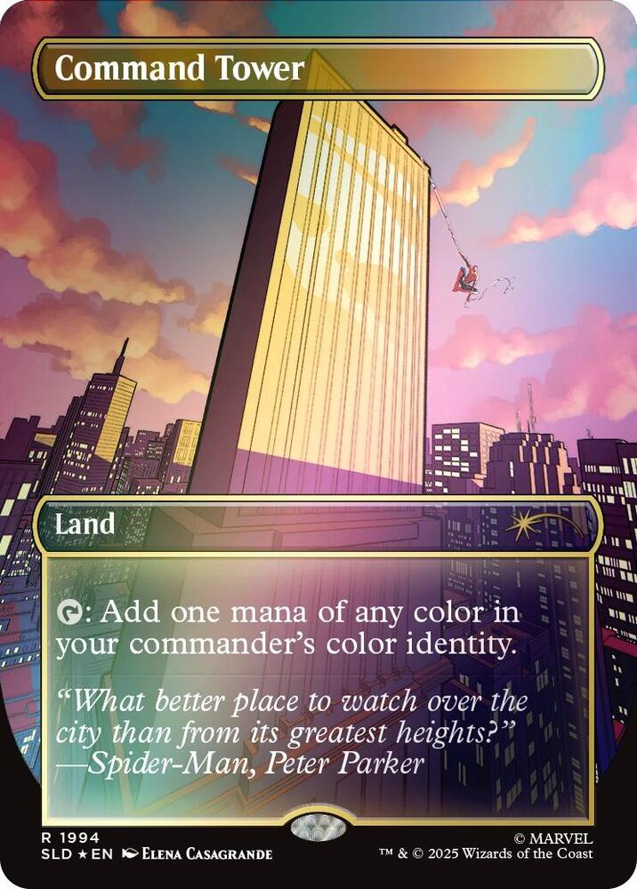 Command Tower (1994) (Rainbow Foil) [Secret Lair Drop Series] 1994