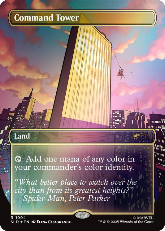 Command Tower (1994) (Rainbow Foil) [Secret Lair Drop Series] 1994