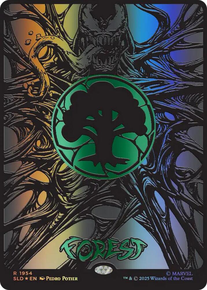 Forest (1954) (Raised Foil) [Secret Lair Drop Series] 1954