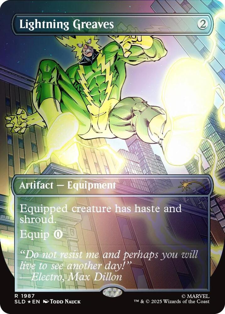 Lightning Greaves (1987) (Rainbow Foil) [Secret Lair Drop Series] 1987