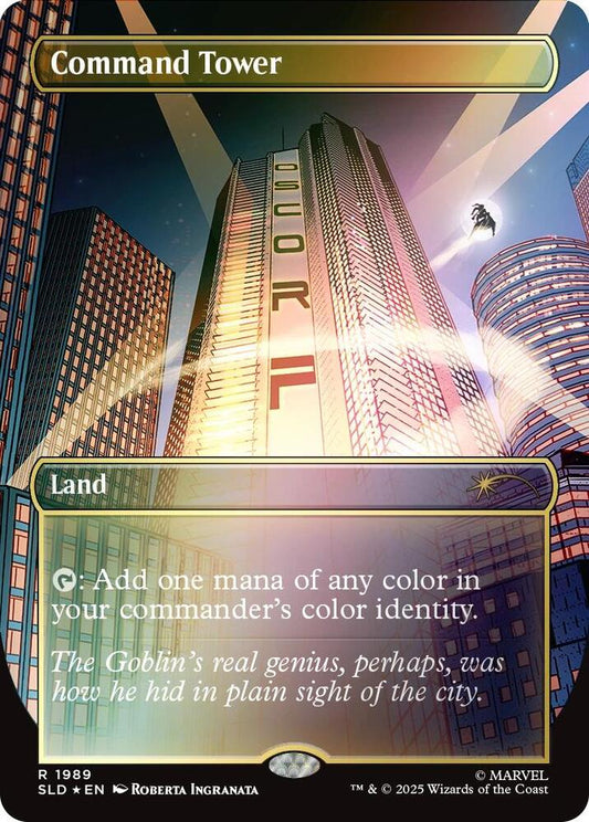 Command Tower (1989) (Rainbow Foil) [Secret Lair Drop Series] 1989