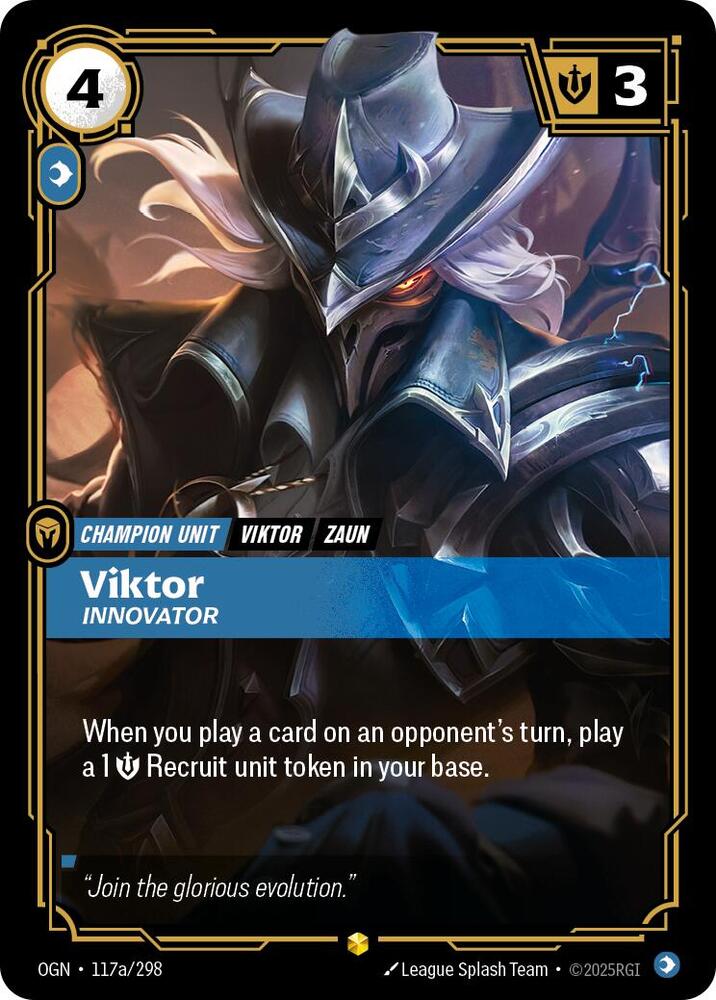 Viktor, Innovator (Alternate Art) [Origins] 117a/298