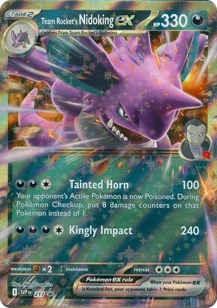 Team Rocket's Nidoking ex - 217 [SV: Scarlet & Violet Promo Cards] 217