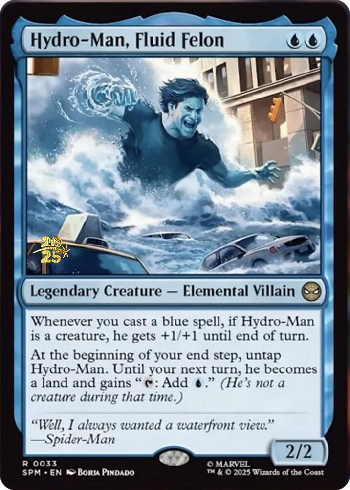 Hydro-Man, Fluid Felon [Prerelease Cards] 33