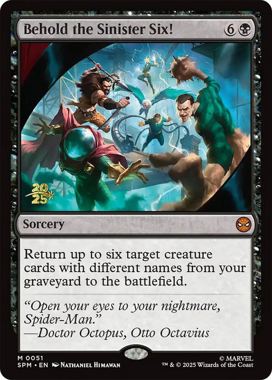 Behold the Sinister Six! [Prerelease Cards] 51
