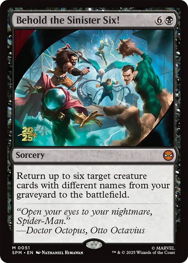Behold the Sinister Six! [Prerelease Cards] 51