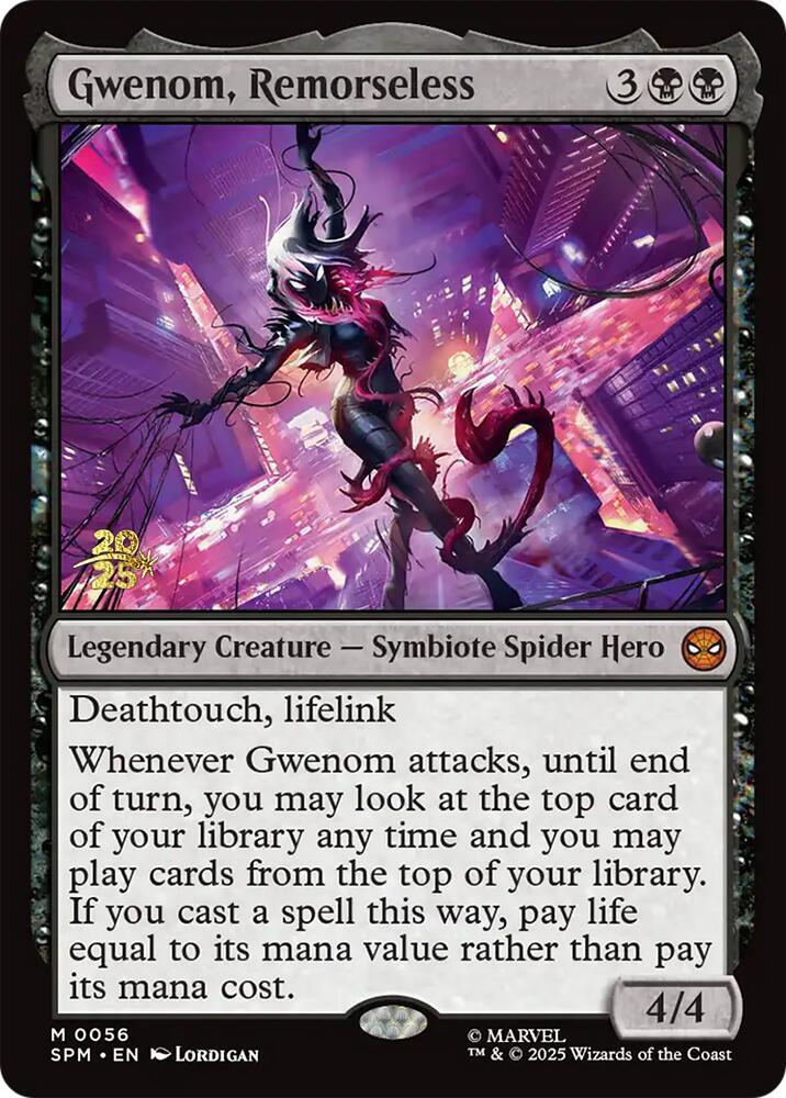 Gwenom, Remorseless [Prerelease Cards] 56