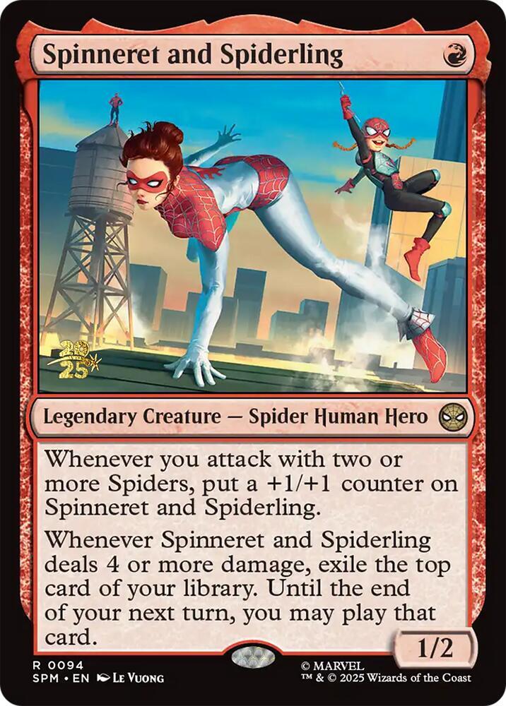 Spinneret and Spiderling [Prerelease Cards] 94