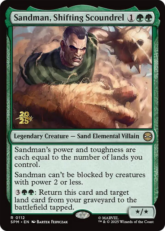Sandman, Shifting Scoundrel [Prerelease Cards] 112