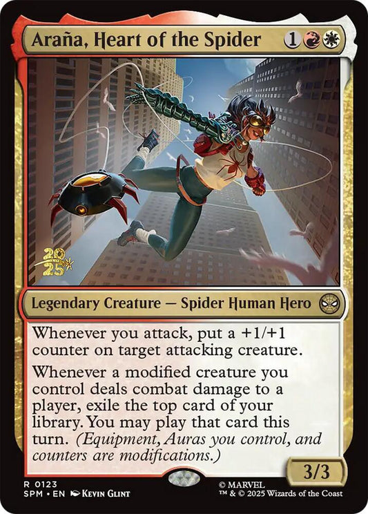 Arana, Heart of the Spider [Prerelease Cards] 123