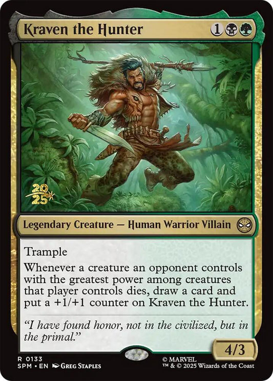 Kraven the Hunter [Prerelease Cards] 133