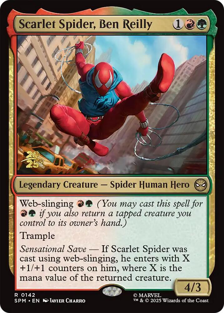 Scarlet Spider, Ben Reilly [Prerelease Cards] 142
