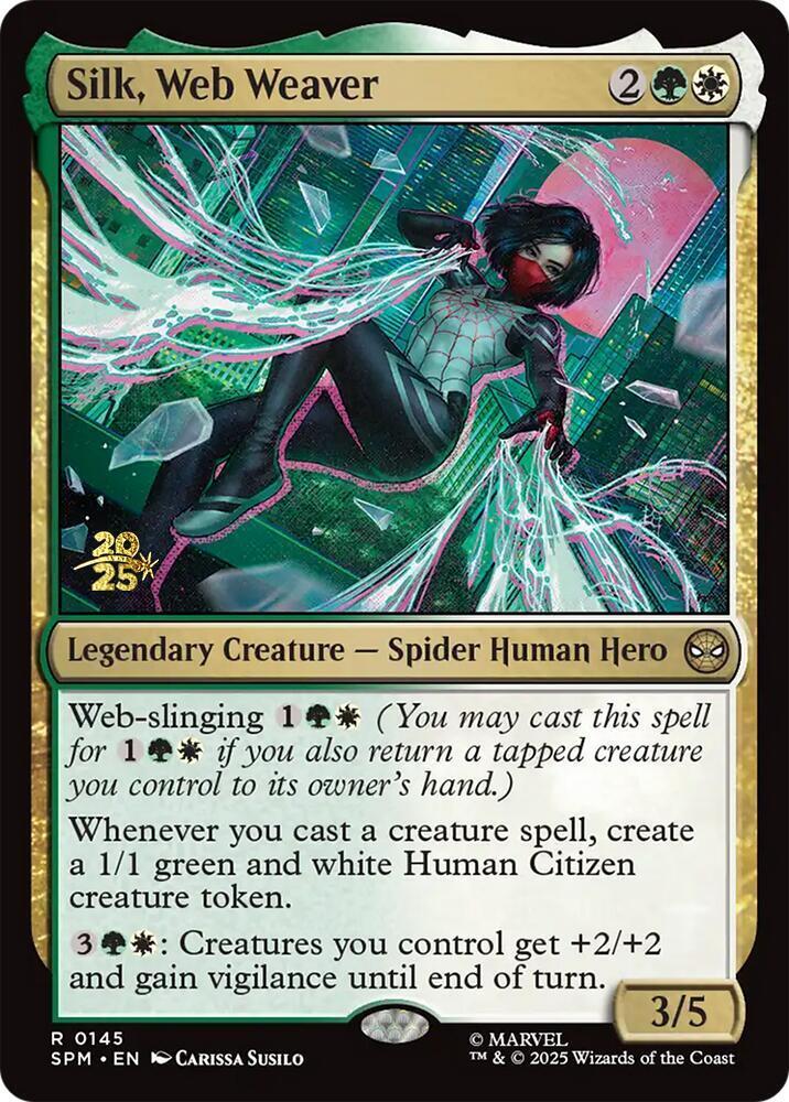 Silk, Web Weaver [Prerelease Cards] 145