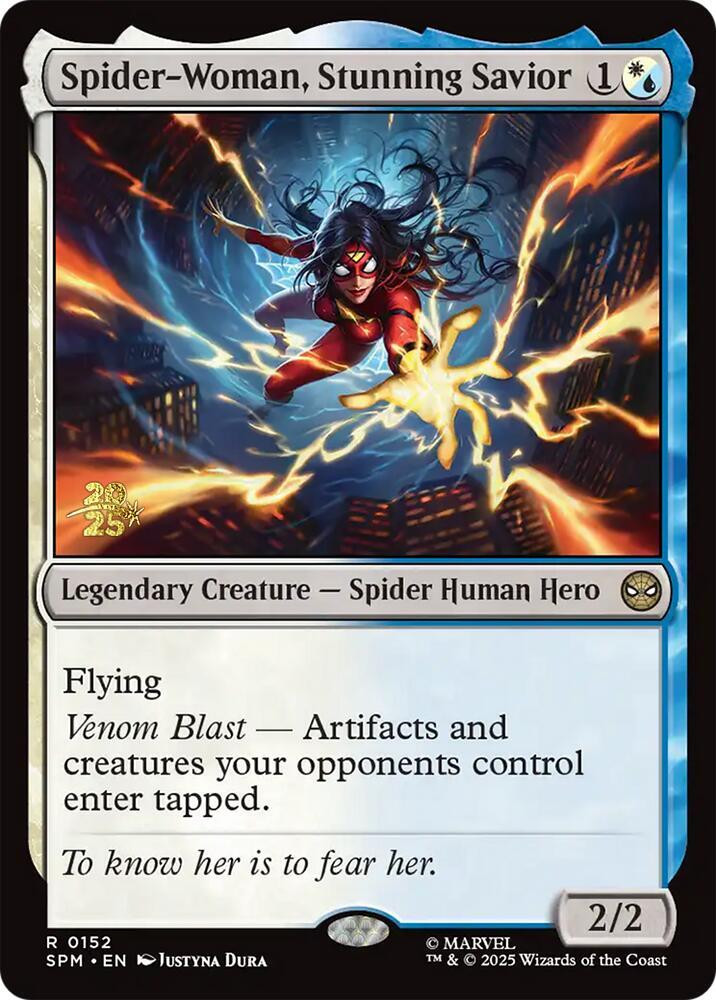 Spider-Woman, Stunning Savior [Prerelease Cards] 152