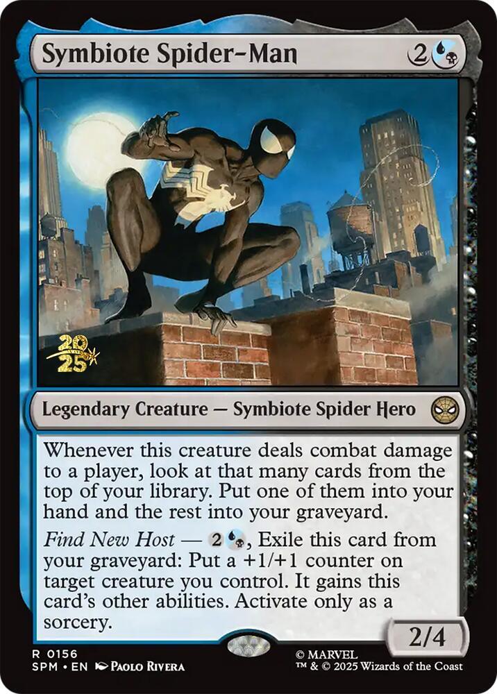 Symbiote Spider-Man [Prerelease Cards] 156