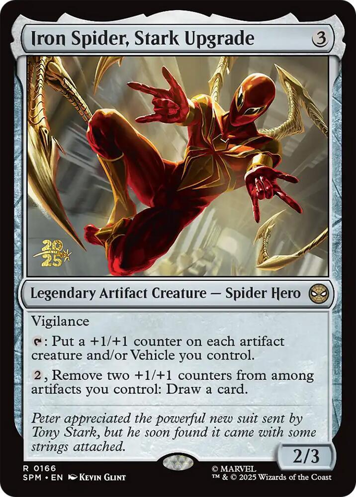 Iron Spider, Stark Upgrade [Prerelease Cards] 166