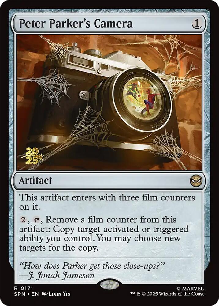 Peter Parker's Camera [Prerelease Cards] 171
