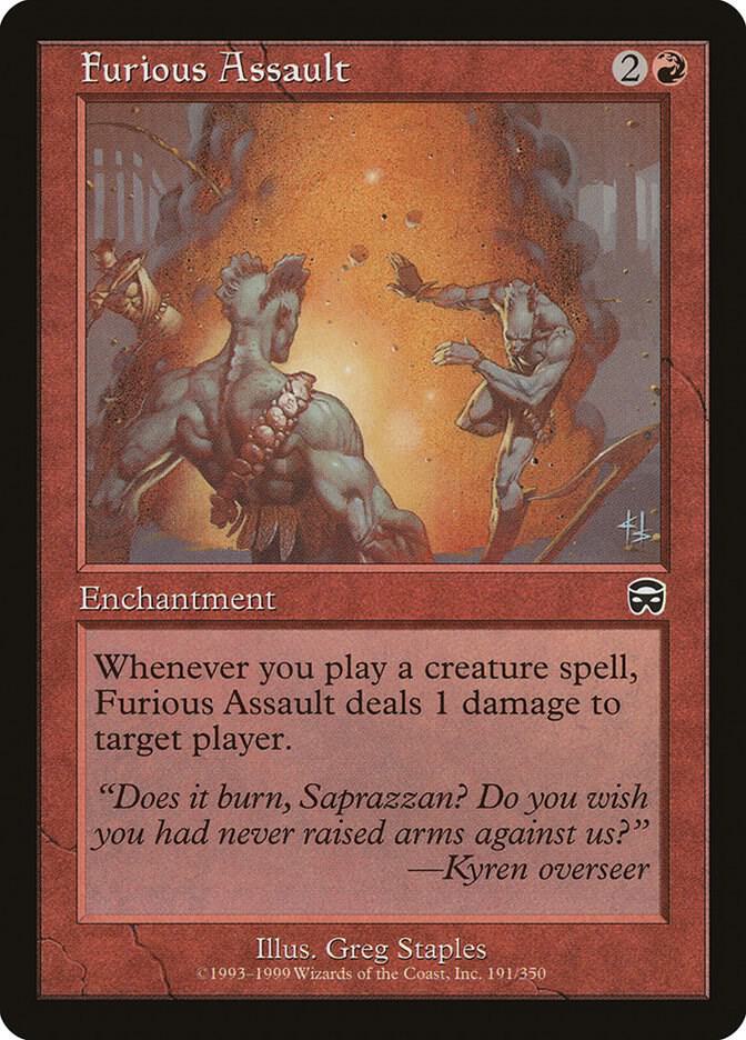 Furious Assault [Mercadian Masques] 191