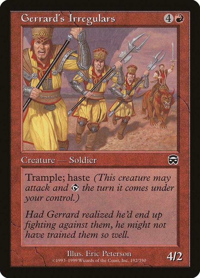 Gerrard's Irregulars [Mercadian Masques] 192