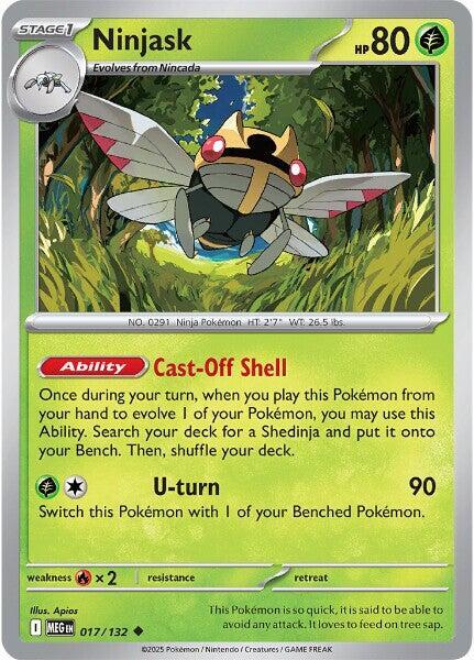 Ninjask - 017/132 [ME01: Mega Evolution] 017/132