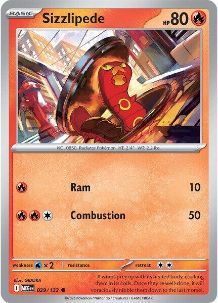 Sizzlipede [ME01: Mega Evolution] 029/132