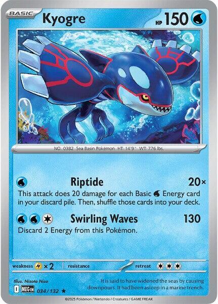 Kyogre [ME01: Mega Evolution] 034/132