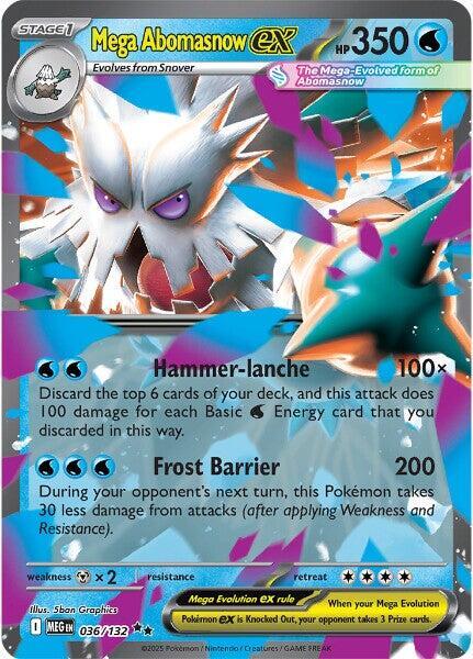 Mega Abomasnow ex - 036/132 [ME01: Mega Evolution] 036/132