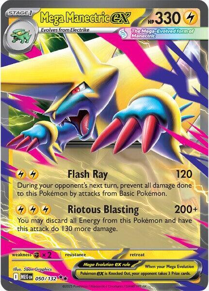 Mega Manectric ex - 050/132 [ME01: Mega Evolution] 050/132
