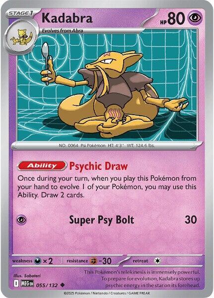 Kadabra [ME01: Mega Evolution] 055/132