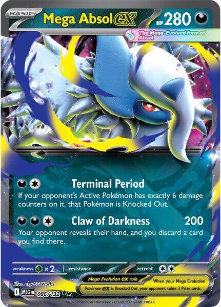 Mega Absol ex - 086/132 [ME01: Mega Evolution] 086/132