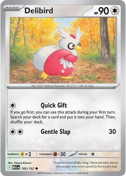 Delibird - 105/132 [ME01: Mega Evolution] 105/132