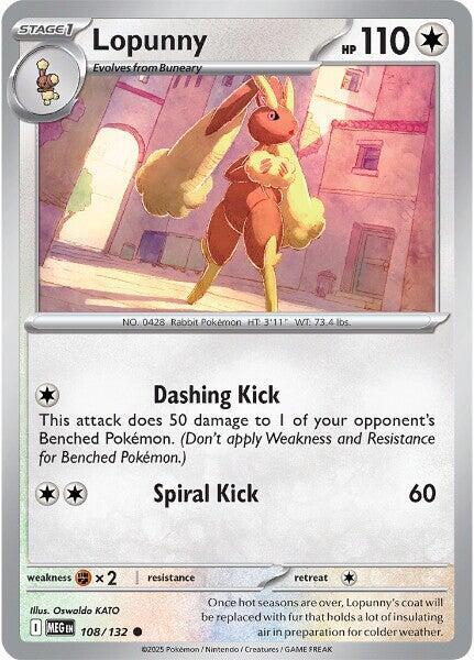 Lopunny [ME01: Mega Evolution] 108/132