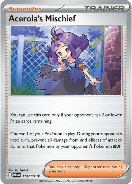 Acerola's Mischief - 113/132 [ME01: Mega Evolution] 113/132