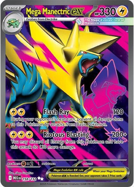 Mega Manectric ex - 158/132 [ME01: Mega Evolution] 158/132