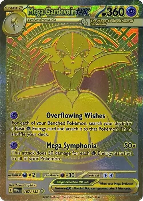 Mega Gardevoir ex - 187/132 [ME01: Mega Evolution] 187/132