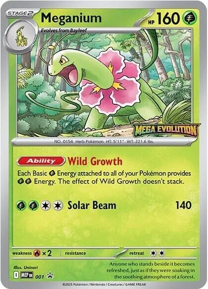 Meganium - 001 [ME: Mega Evolution Promo] 001