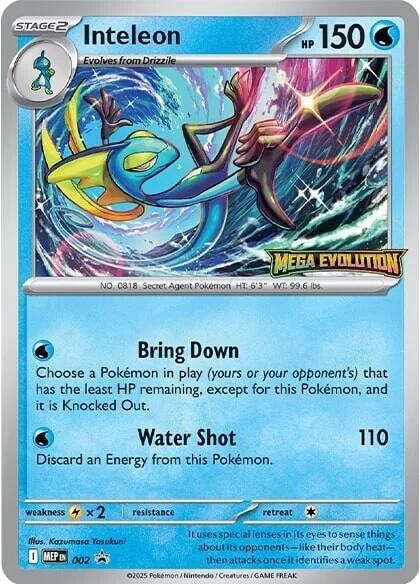 Inteleon - 002 [ME: Mega Evolution Promo] 002