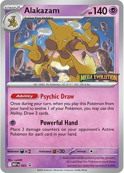 Alakazam - 003 [ME: Mega Evolution Promo] 003