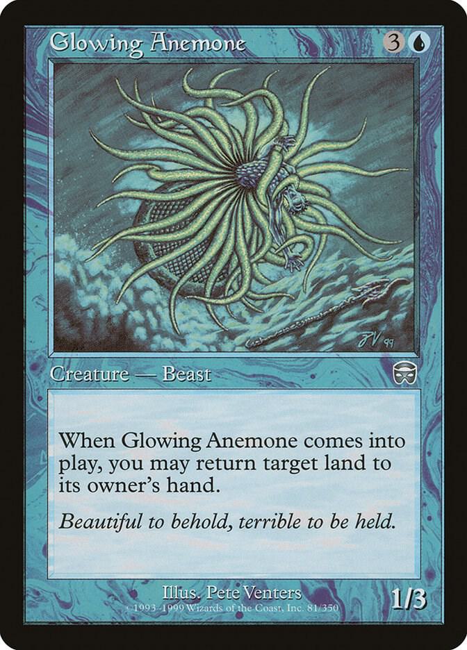 Glowing Anemone [Mercadian Masques] 81