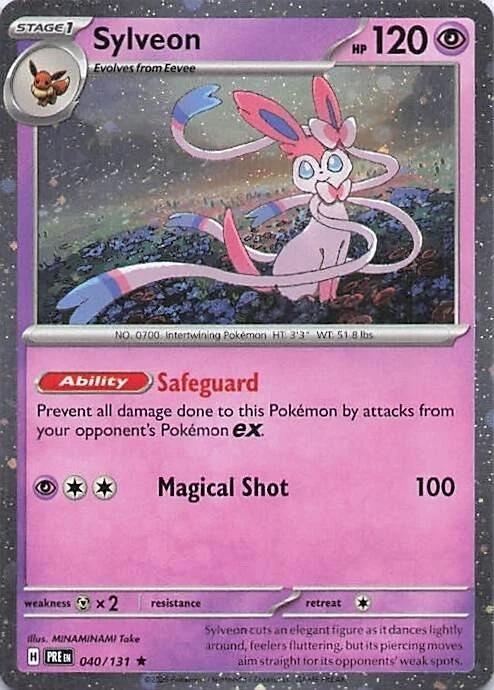 Sylveon - 040/131 (Cosmos Holo) [Miscellaneous Cards & Products] 040/131