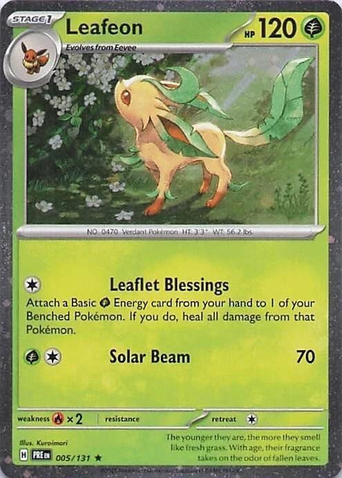Leafeon - 005/131 (Cosmos Holo) [Miscellaneous Cards & Products] 005/131