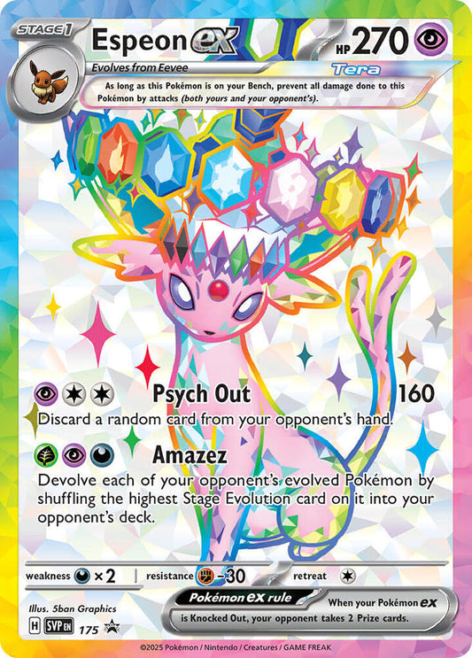 Espeon ex - 175 [SV: Scarlet & Violet Promo Cards] SVP 175