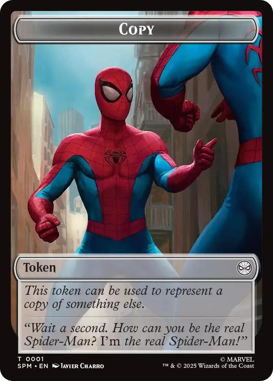 Copy // Human Citizen Double-Sided Token [Marvel's Spider-Man] 1 // 4